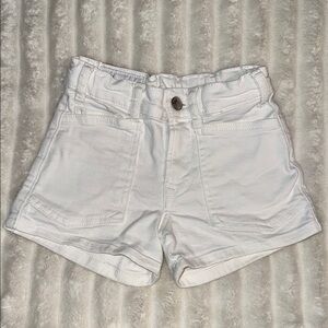 Kids Zara White Denim Shorts